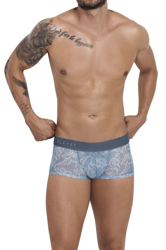 Clever 1212 Avalon Trunks Color Gray: Sleek and Sporty Underwear