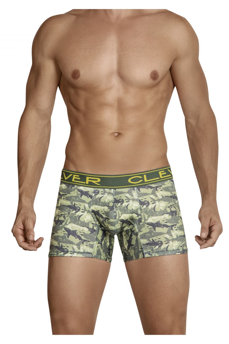 Clever 2424 Oton Boxer Briefs Color Green: Adding Style and Comfort to Your Underwear Collection