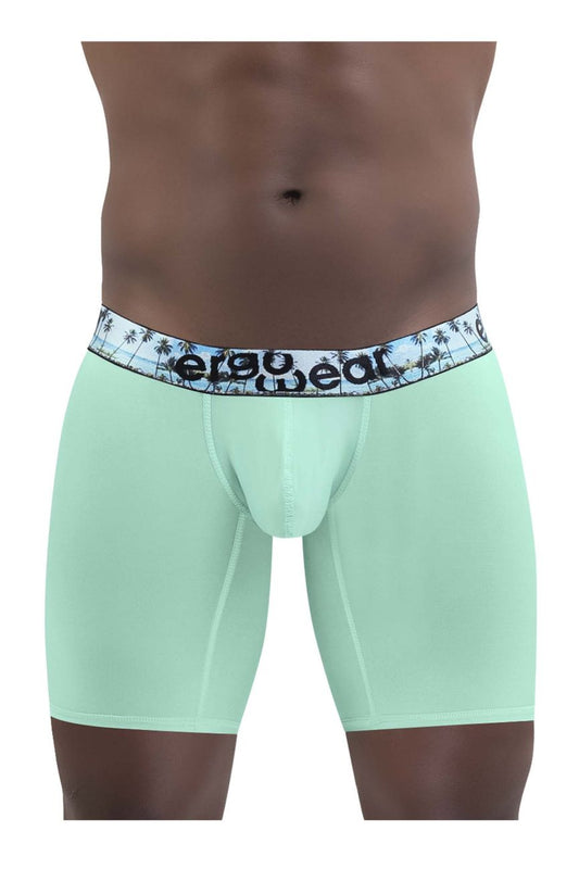 Discover the Unparalleled Comfort and Style of ErgoWear EW1469 MAX SE Boxer Briefs in Aqua