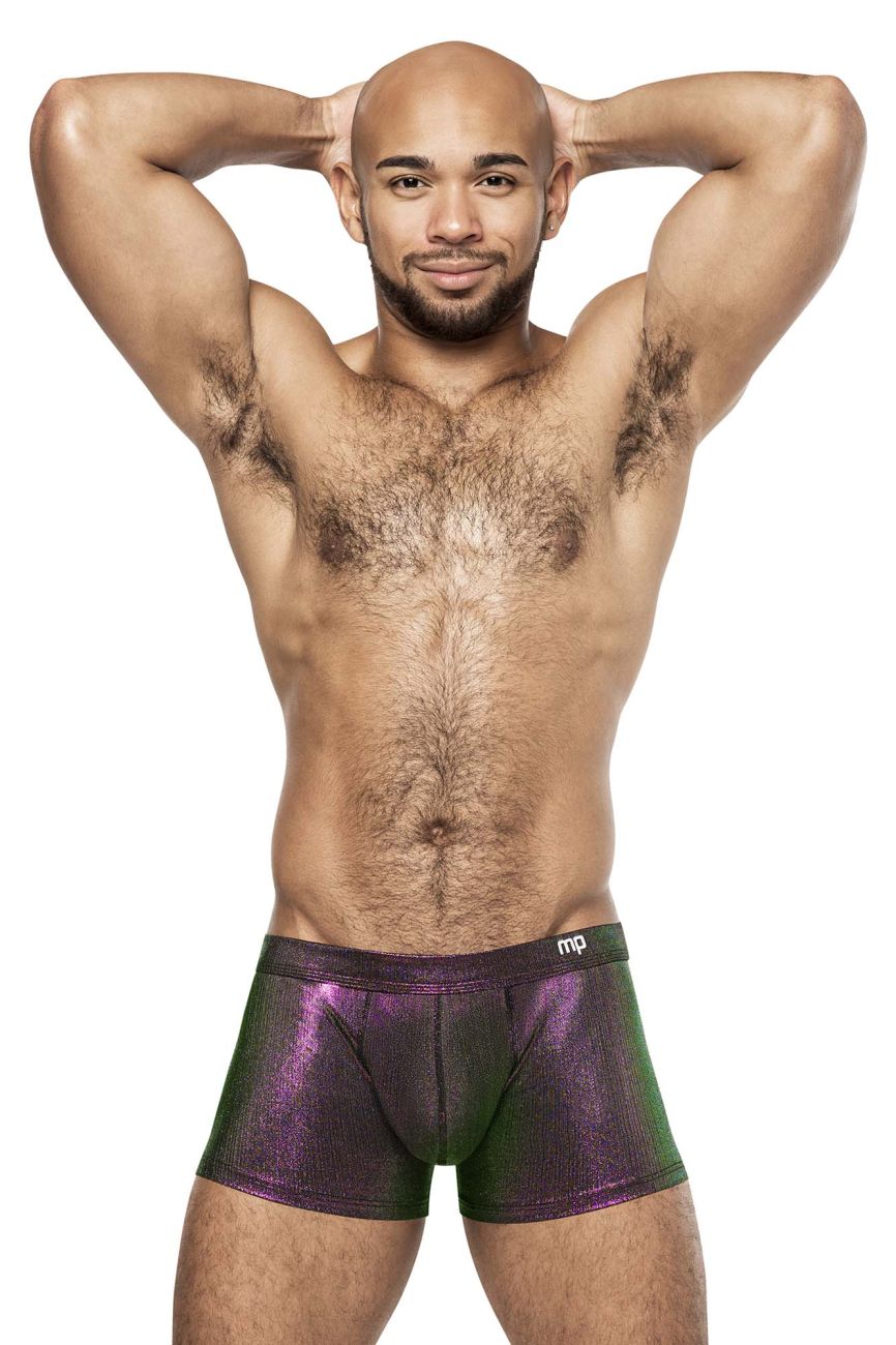 Male Power 143-277 Hocus Pocus Uplift Mini Short Color Purple: A Sleek and Stylish Choice