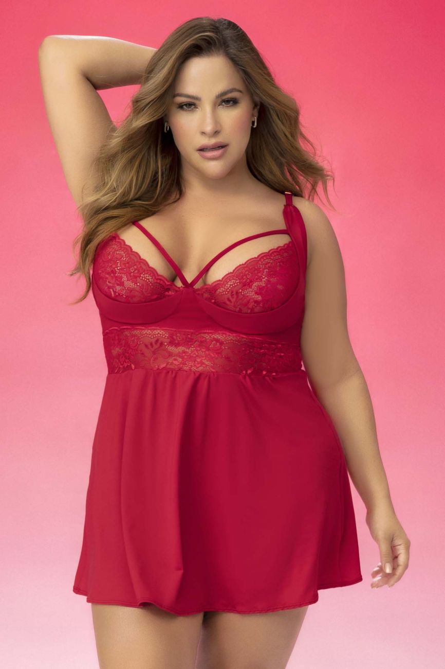 Mapale 7539X Sleep Chemise Color Red: A Perfect Combination of Comfort and Seduction