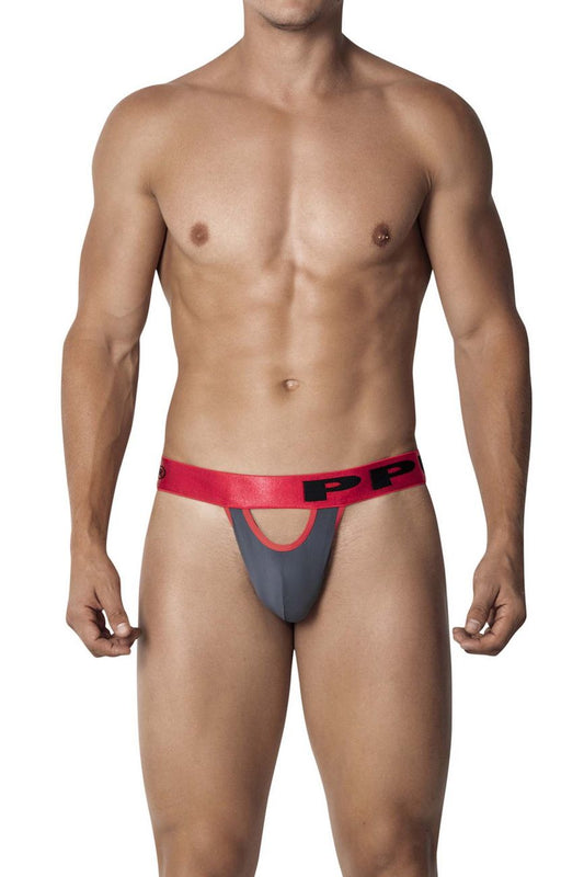 PPU 2112 Peek-a-boo Thongs Color Red: Making a Statement in Style and Comfort