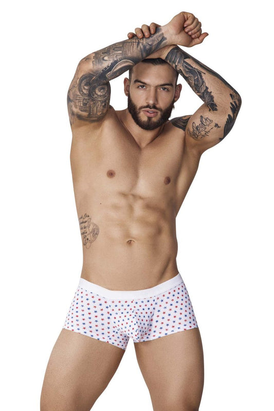 Discover the Athletic Energy of Pikante PIK 1071 Blaze Trunks in Color White