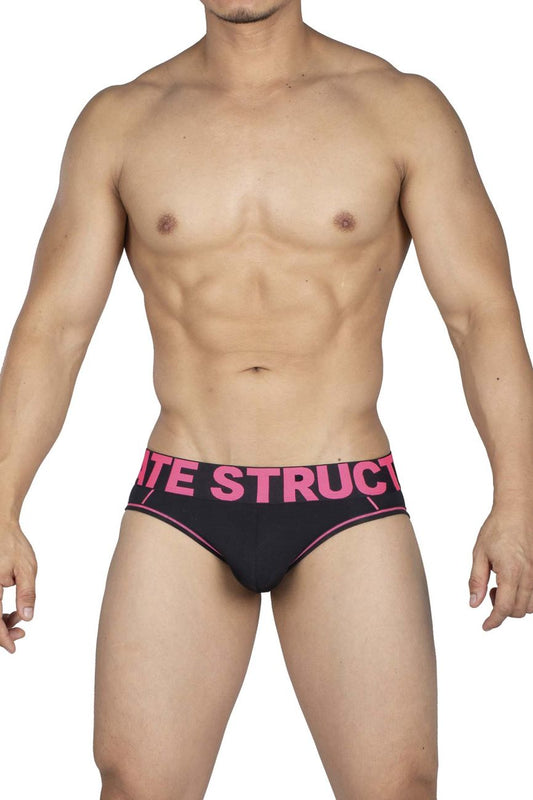 Private Structure PMUX4181 Modality Mini Briefs Color Black-Magenta