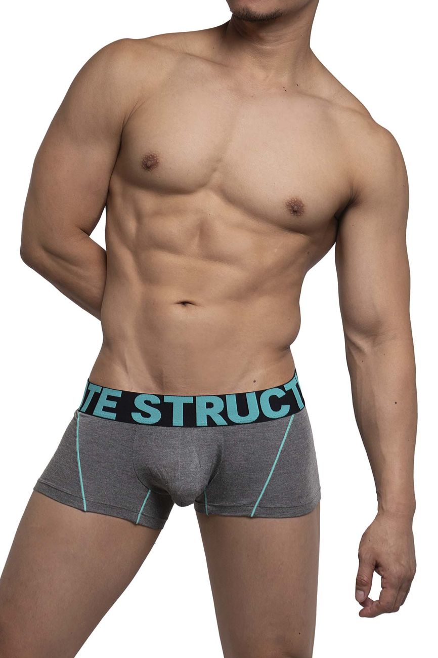 Private Structure PMUX4182 Modality Trunks Color Melange-Turquoise: Sleek and Stylish Underwear