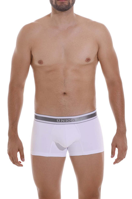 Unico 22120100112 Lustre M22 Trunks Color 00-White: Sleek and Stylish Underwear