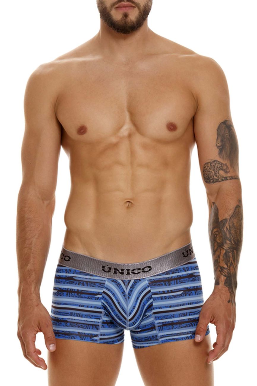 Unico 23080100114 Rayado Trunks Color 43-Blue - The Perfect Combination of Style and Comfort