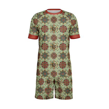 Maris Equi Mosaic Print Shorts and Top Set For Men