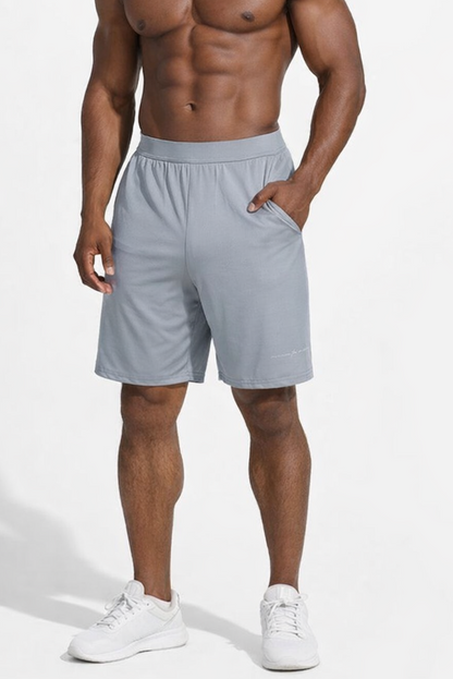 Jed North Men's Performance Air-Tech Athletic Shorts - Gray