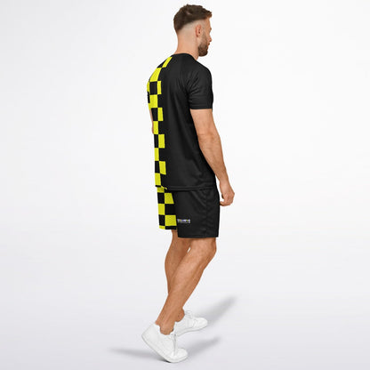 Maris Equi Men's Signals "STOP" Nautical Flag Inspired Shorts And Top Set