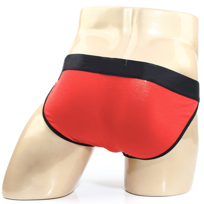 MetroMaleWear Perfect Scene bikini rojo 1004-13 sleek red and black form-fitting briefs designed for comfort and style