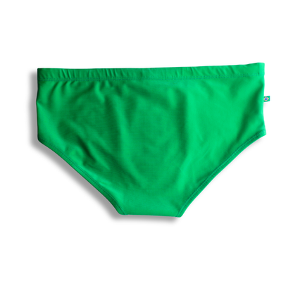 Sunga de bain unie pour homme CA-RIO-CA Hortel Green - Mode de plage pour homme