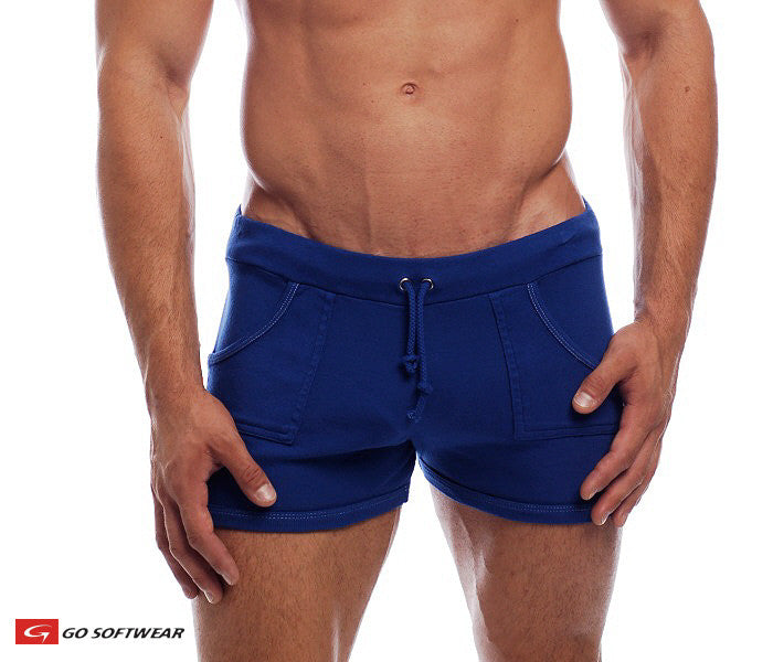 Go Softwear 4641 Herren 9" Sportshorts mit Taschen - Kadettenblau