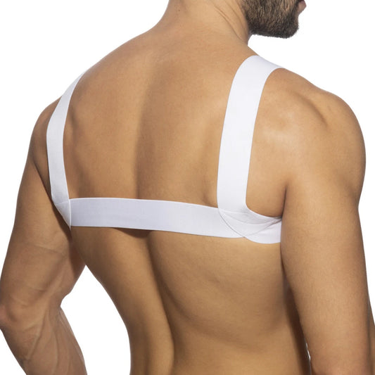 MetroMaleWear (M2W) Herren-Logo-Harness Weiß 1200-00