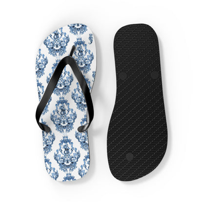 Maris Equi Men's Blue Baroque Flip-Flops
