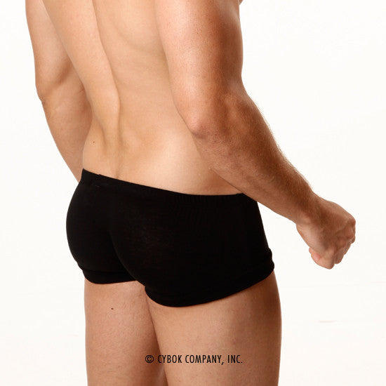 MetroMaleWear cotton boxster black briefs with smooth form-fitting design for comfortable daily wear