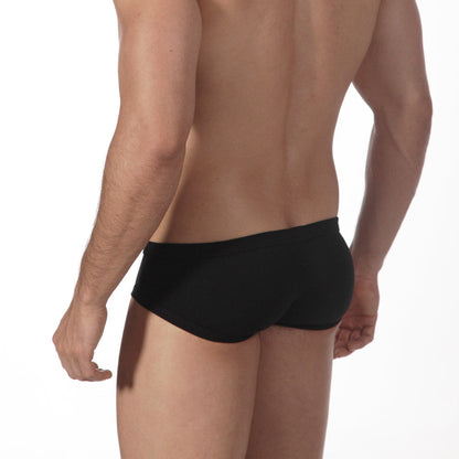 Black briefs metro malewear modern trunk 4013-20 with smooth form-fitting design for comfortable everyday wear