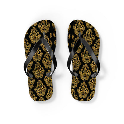Maris Equi Men's Gold Baroque Flip-Flops