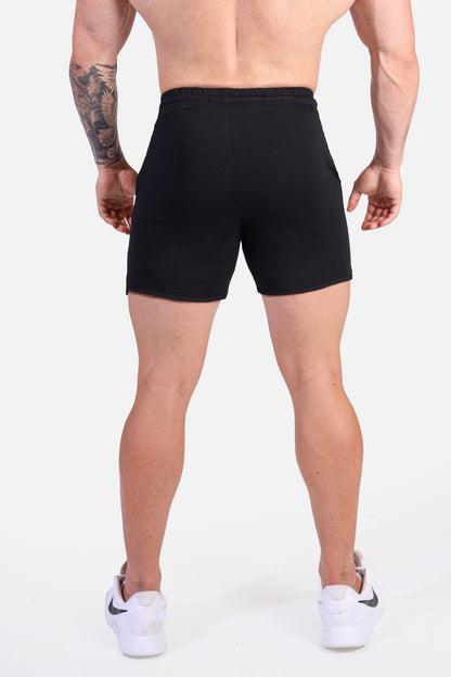 Jed North Men's Motion 5'' Varsity Sweat Shorts - Black