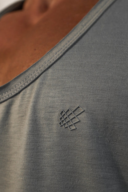 Jed North Men's Vital Raw-Hem Tank Top 2.0 - Gray