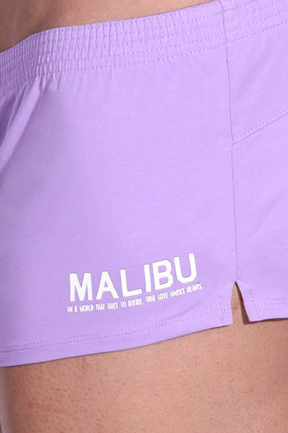 JJ Malibu Men's Stretch-It 2" Short Shorts - Bright Lilac