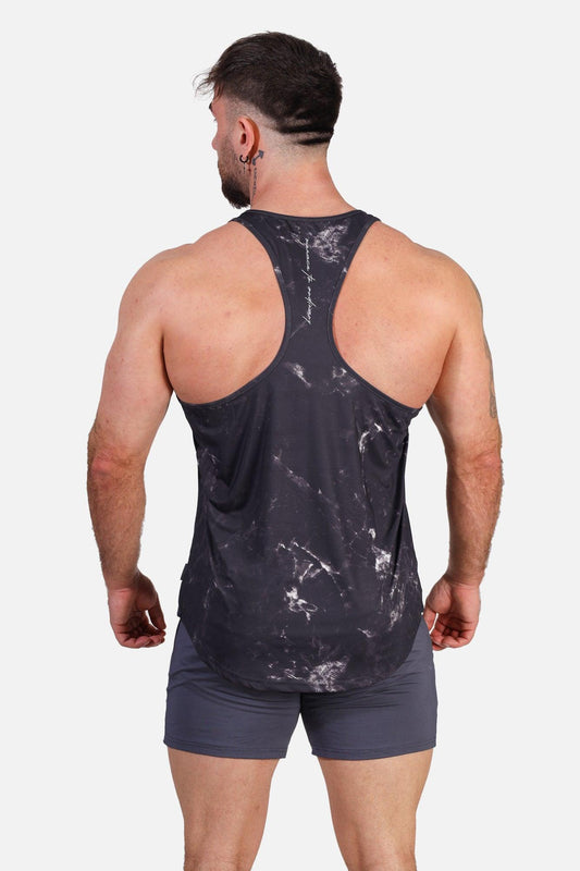 Jed North Men's Graphic Muscle Stringer - Marble