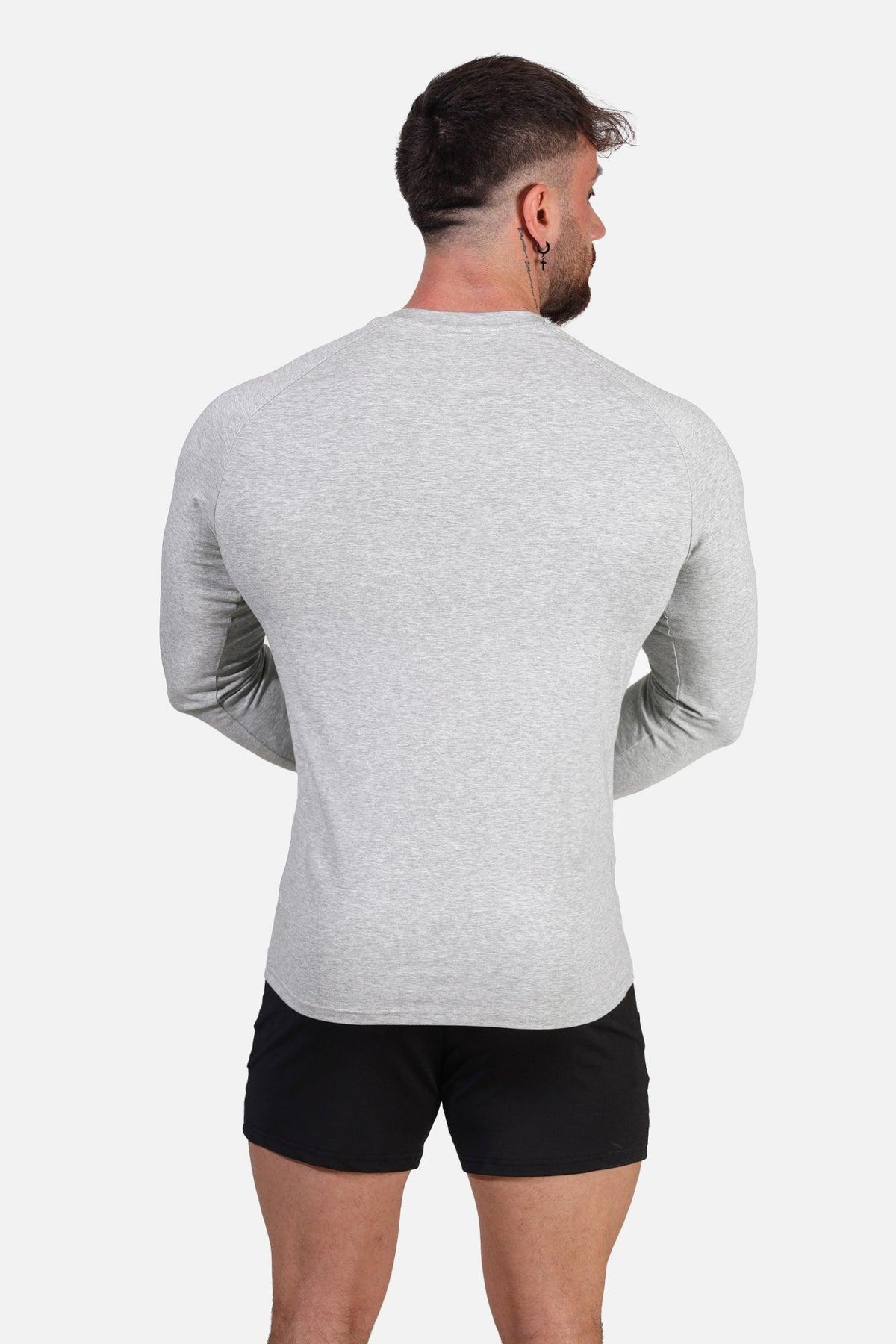 Jed North Men's Titan Muscle-Fit Long Sleeve T-Shirt - Platinum
