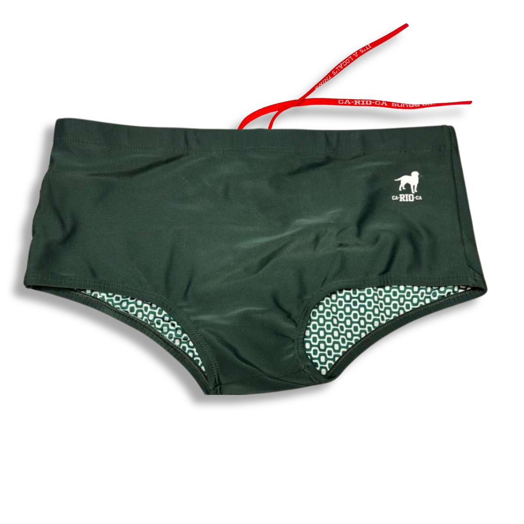 Maillot de bain Sunga pour homme CA-RIO-CA Bonsai Green - Vêtements de plage pour hommes