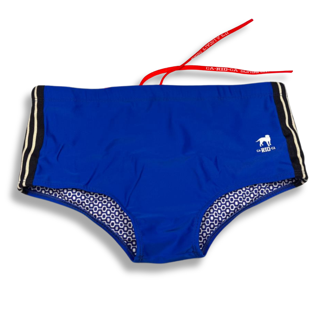 CA-RIO-CA Azul Sunga – Designer-Badehose