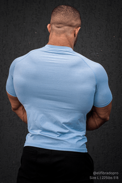 Jed North Men's Agile Short Sleeve Training Tee - Arctic Blue