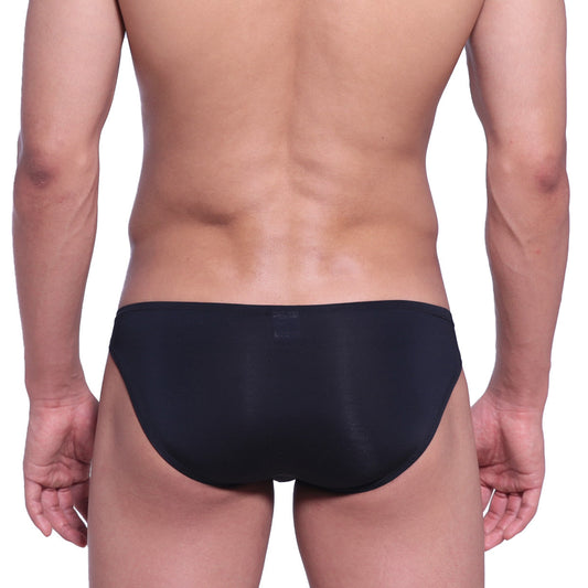 Black metro malewear minimo hip brief 2006-20 with smooth form-fitting design ideal for everyday wear