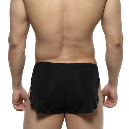 Black briefs metroMalewear naked split boxer 2008-30 with smooth sleek fabric and tailored fit