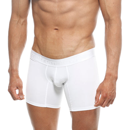 White men4one polyester boxer briefs with subtle elastic waistband embossed lettering metro male wear crystal 10 inch