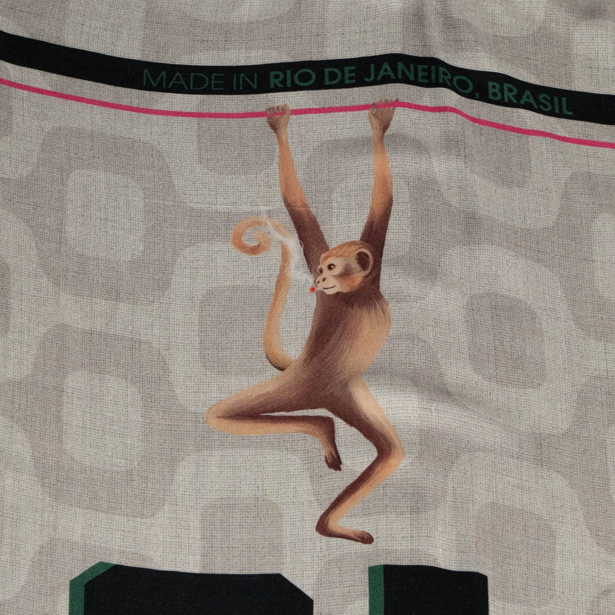 CA-RIO-CA Loco Monkey Canga de Praia- Brazilian Beach Towel (Sarong / Pareo)