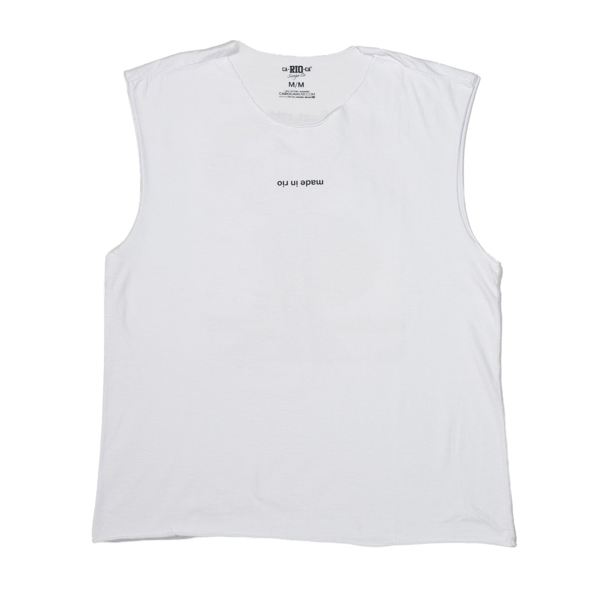 CA-RIO-CA made in rio (Flip) – Ärmelloses Baumwoll-T-Shirt für Herren