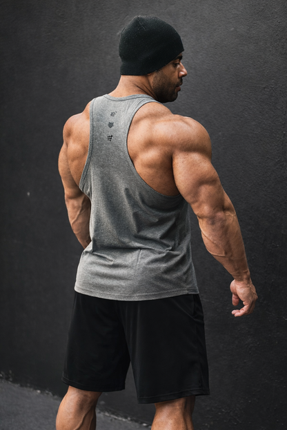 Jed North Men's Flex Training Stringer - Heather Gray
