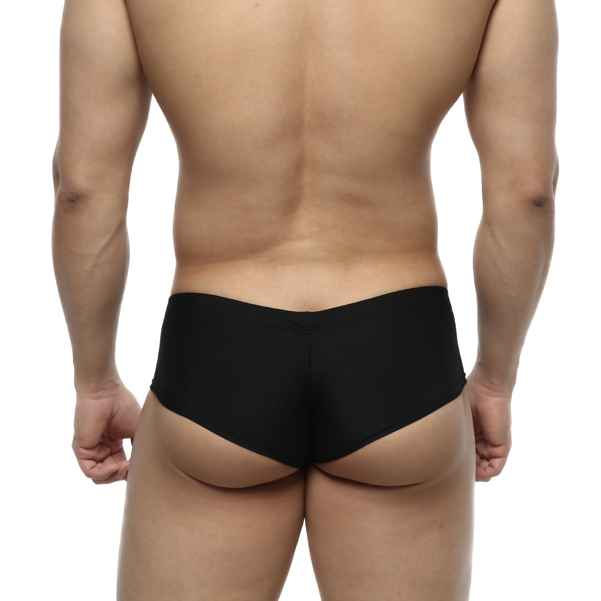 MetroMaleWear cheek black 2028-20 smooth form-fitting black briefs for comfortable everyday wear