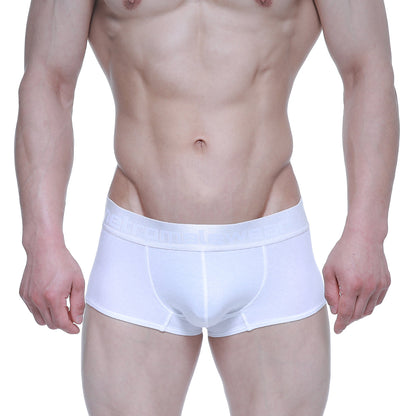 MetroMaleWear Elemental boxer brief white with smooth form-fitting design and elastic waistband with subtle branding