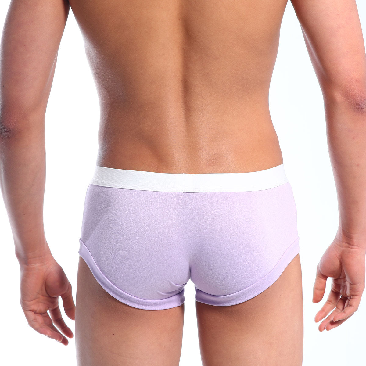 Lavender briefs with white waistband from metromalewear waistband boxster violet 2110-09 for comfortable wear