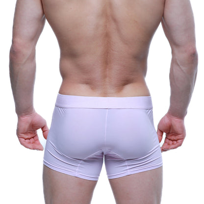 Light purple MetroMaleWear Maintenant boxer brief with smooth form-fitting fabric and wide elastic waistband