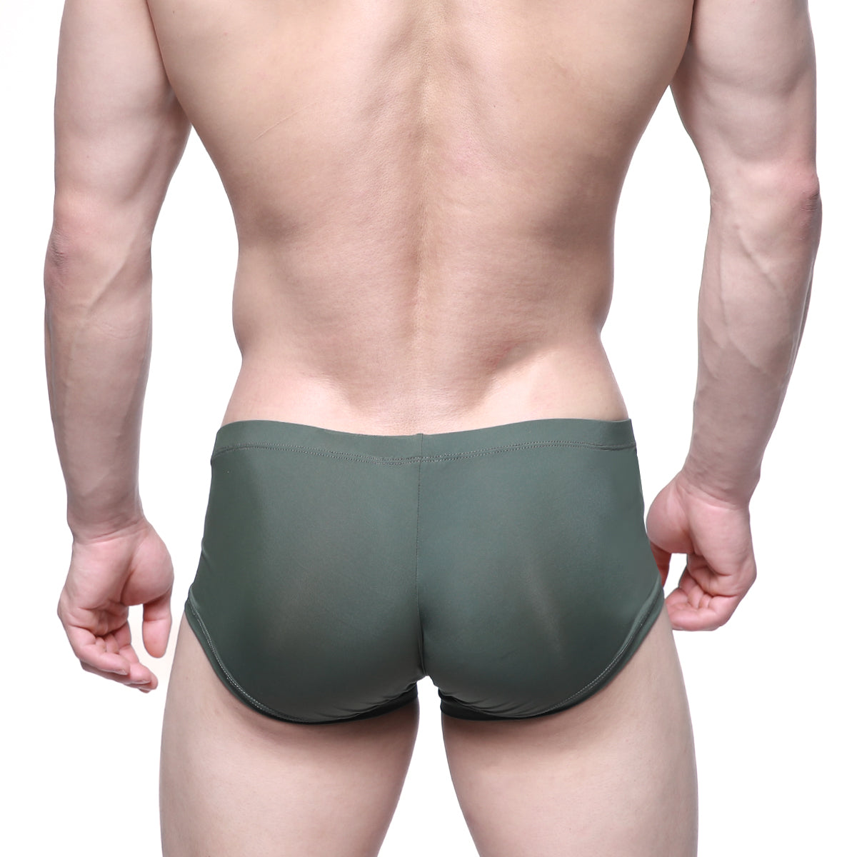 Olive green stretch fabric briefs metro malewear entropy trunk green 2125-06 designed for comfort and flexibility