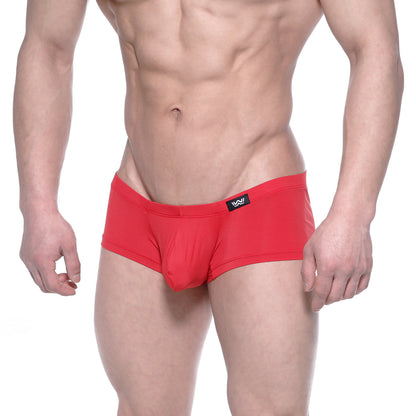 Red men’s briefs metro male wear oscar boxer red with black logo waistband for comfortable everyday wear