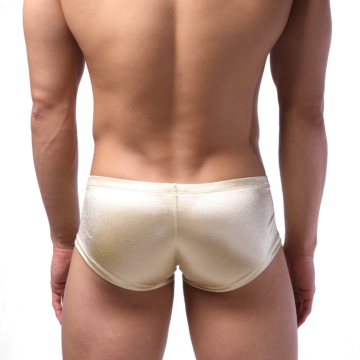 Shiny gold metallic briefs metroMalewear oscar boxer metallic gold 2125-21 with a sleek reflective finish