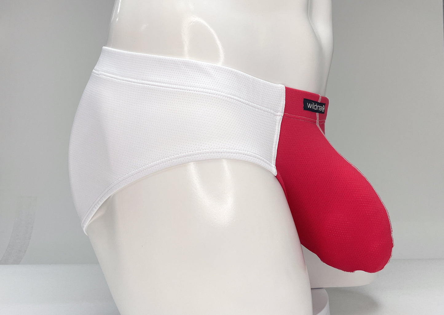 WildmanT Mesh-Slip Weiß und Rot