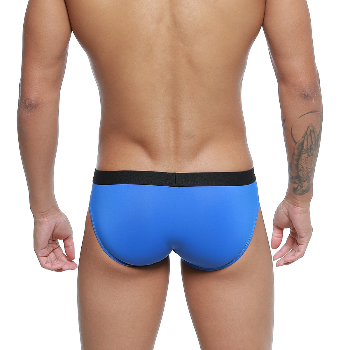 MetroMalewear expose brief royal 2207-18 blue men’s briefs with black waistband comfortable stretch fabric
