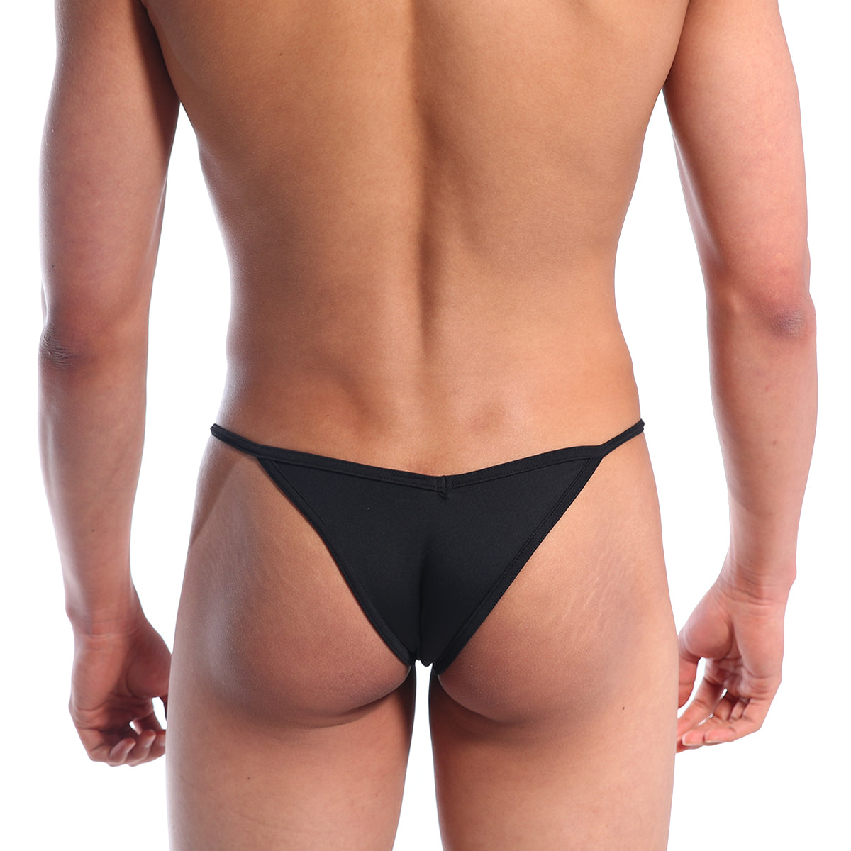 MetroMaleWear v bikini black 2225-20 sleek black thong made of smooth stretch fabric form-fitting design