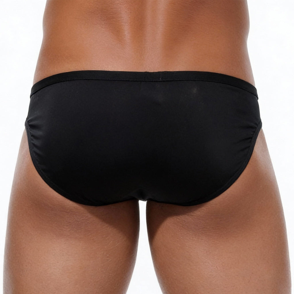 MetroMaleWear Continente brief black 2226-20 smooth form-fitting black briefs for comfortable everyday wear