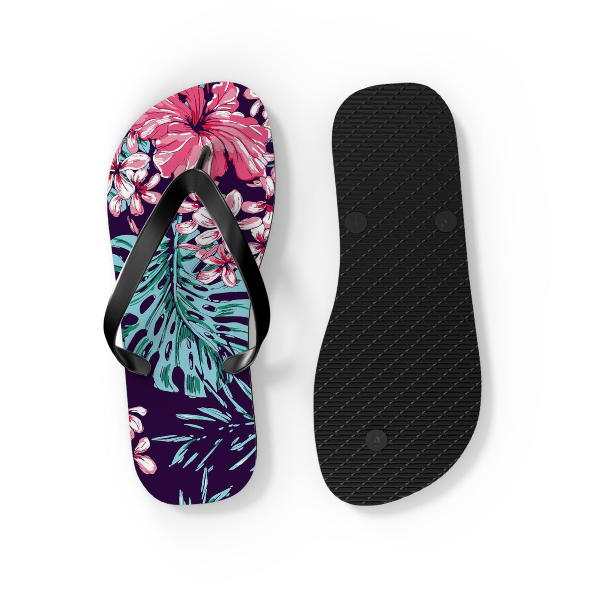 Maris Equi Men's Floral Print Flip-Flops