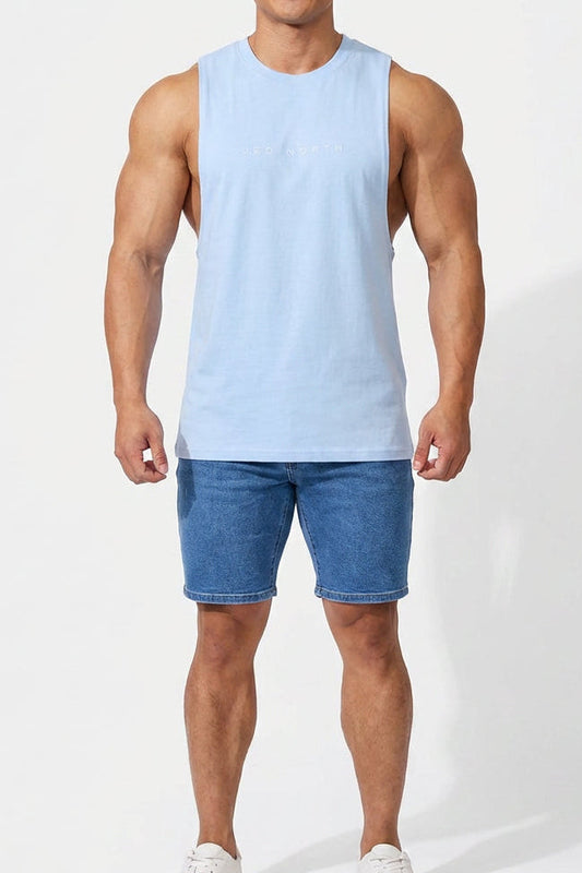 Jed North Men's Apollo Men's Sleeveless Training Tee - Blue