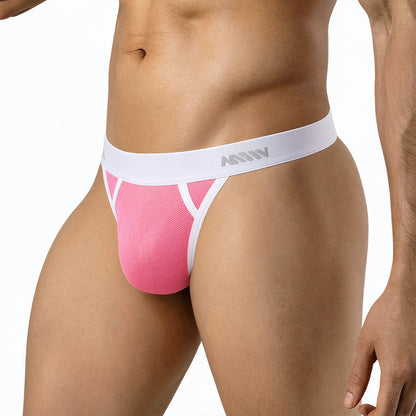 MetroMaleWear (M2W) Herren Lamancha Tanga Neonpink 2912-02